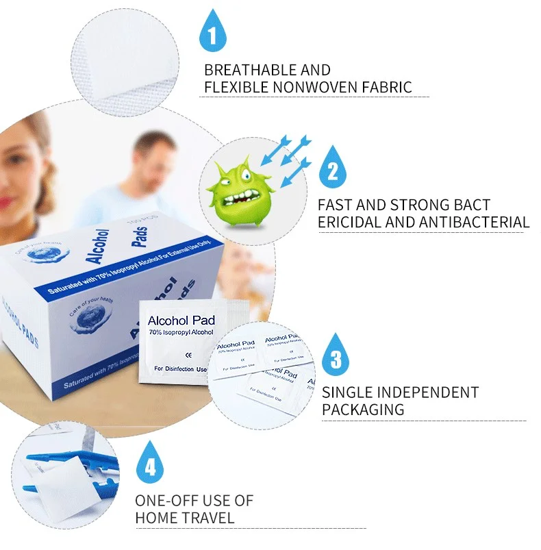 Información de la Almohadilla con Alcohol