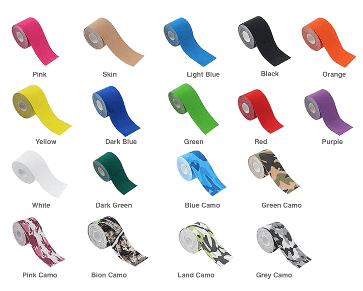 Color Selection of Punch Kinesiology Tape