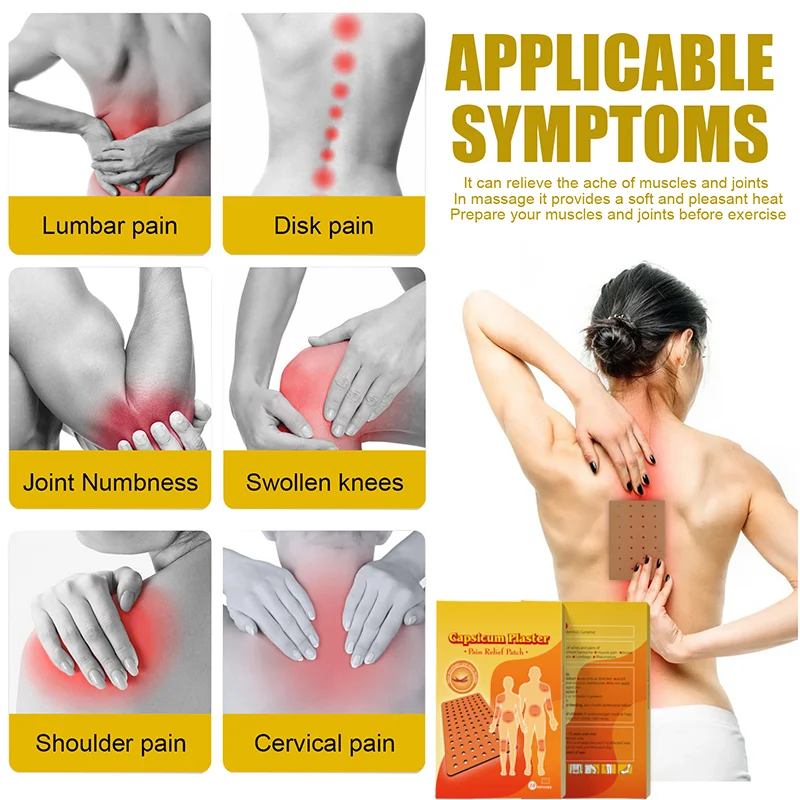 Capsicum Plaster application