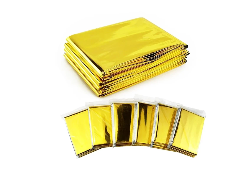 gold emergency blanket