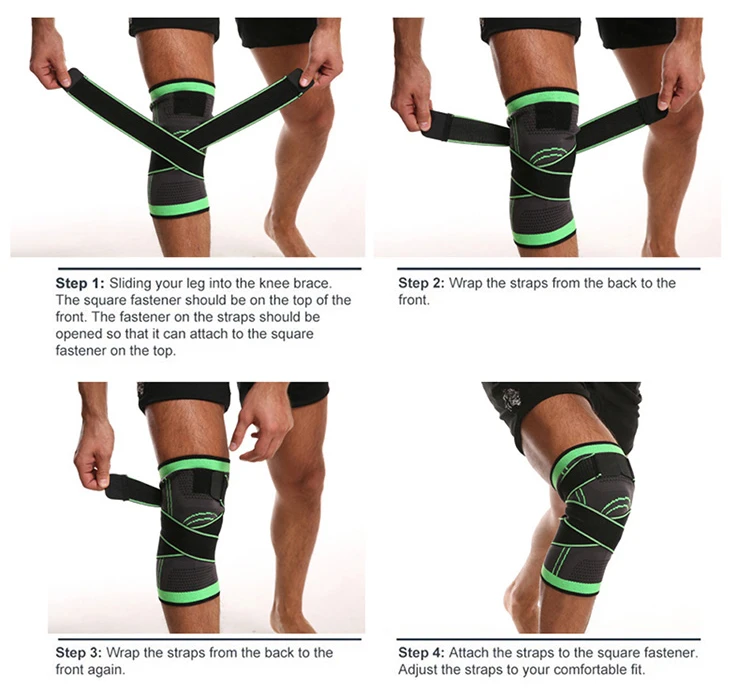 milfuction-sport-kneepad-wearing process