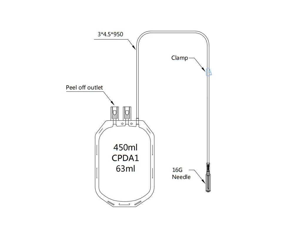 single blood bag