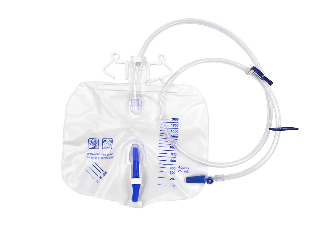 urine bag 2000cc urine bag with catheter
